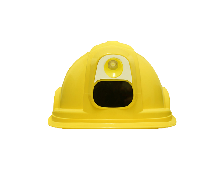 Position the hard hat
